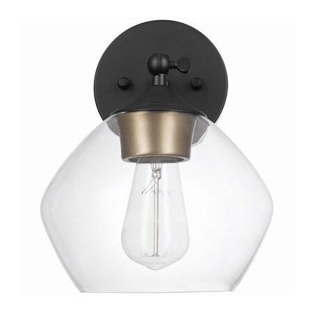 Globe Electric 1LGT BLK Wall Sconce 51367